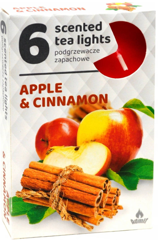 Čajové sviečky 6ks Apple&cinnamon