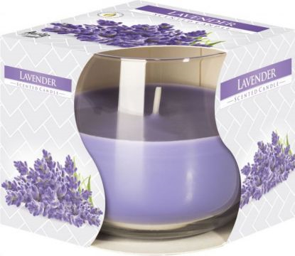 BISPOL sviečka sklo 130g Lavender