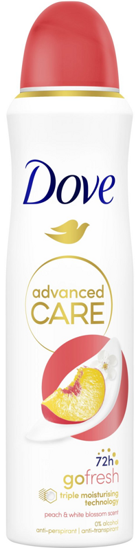 Dove Deo 150ml Peach & White Blossom