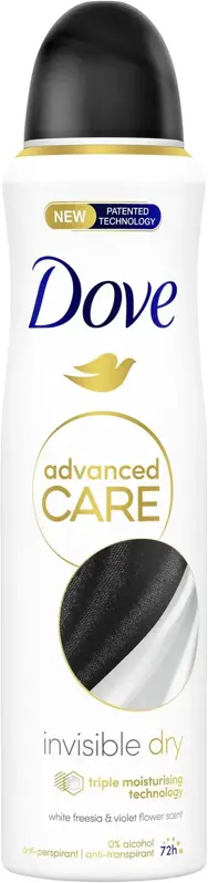 Dove deo 150ml Invisible Dry