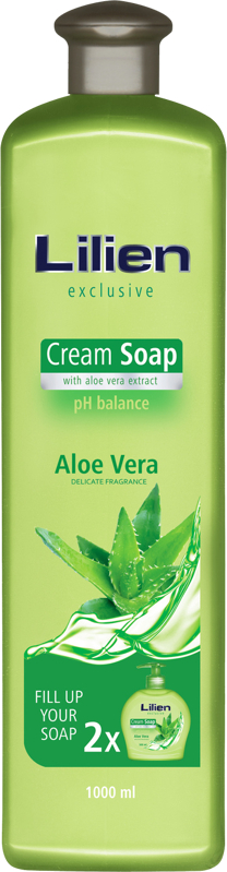 LILIEN tekuté mydlo náplň 1L Aloe Vera LILIEN tekuté mydlo náplň 1L Aloe Vera