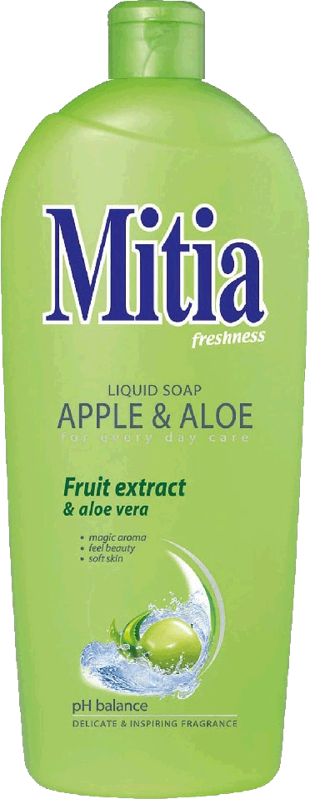 MITIA tekuté mydlo náplň 1L Apple & Aloe