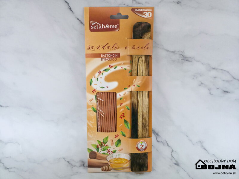 Vonné tyčinky 30 ks santalové drevo