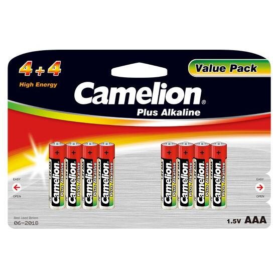 CAMELION Batérie alkalické PLUS AAA 8ks LR03 BP8 11044803