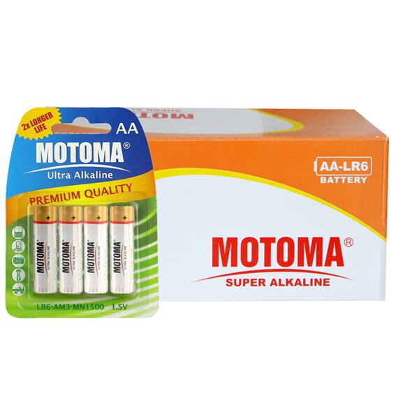MOTOMA Ultra Alkalické batérie AA (R6) 4ks