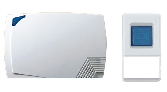 Solight 1L08 bezdrôtový zvonček, batériový, 80m, biely