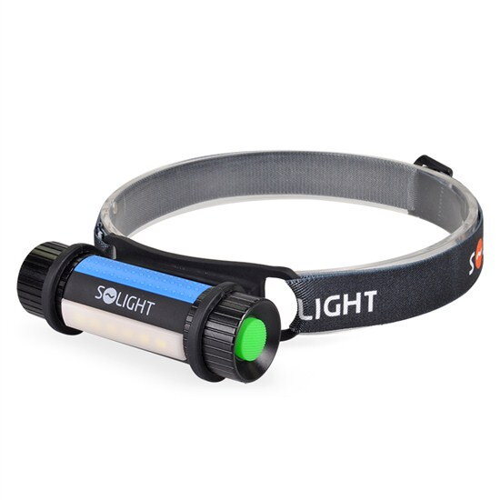 Solight WL105 LED ručné a čelové svietidlo 2v1, 90 + 140lm, 3x AAA