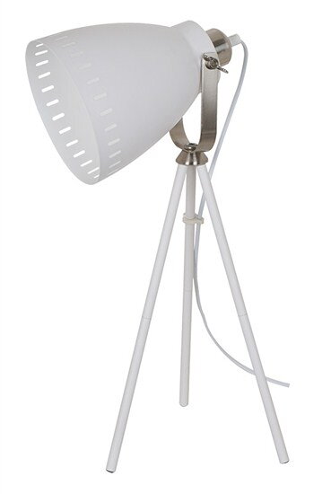Solight WA002-W stolná lampa Torino, trojnožka, 52cm, E27, biela
