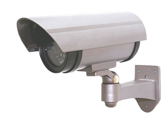 Solight 1D40 maketa bezpečnostnej kamery, na stenu, LED dióda, 2 x AA Solight 1D40 maketa bezpečnostnej kamery, na stenu, LED dióda, 2 x AA
