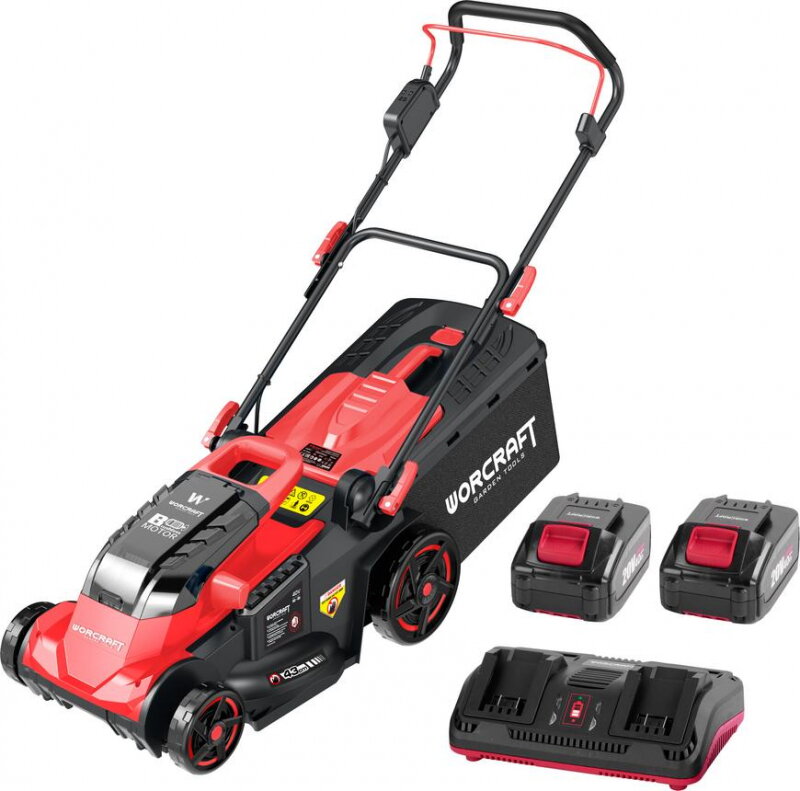 Kosačka Worcraft CLM-S40LiBH,2x20V Kosačka Worcraft CLM-S40LiBH,2x20V