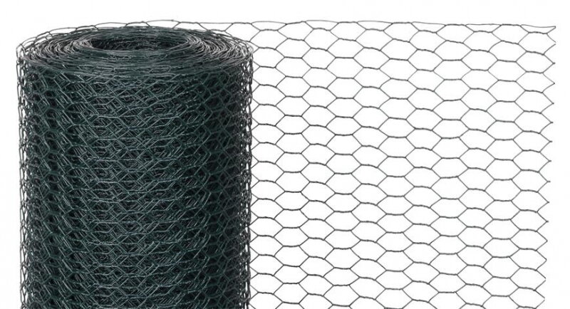 Pletivo GARDEN HEX PVC 500/16/0,9 mm, zelené, RAL 6005, šesťhranné, chovateľské, bal. 10 m