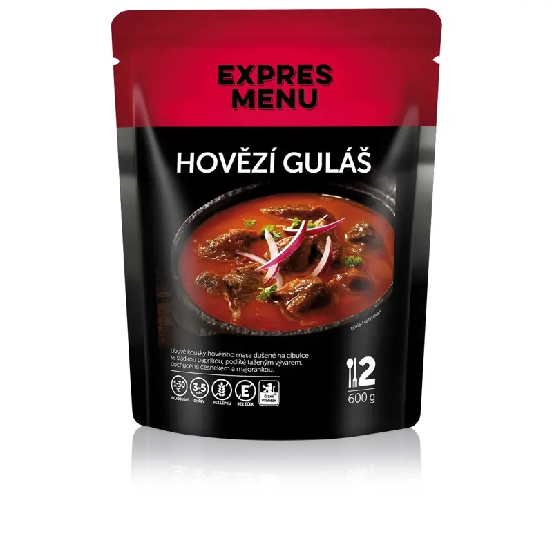 Expres menu Hovädzí guláš 2 porcie 600g