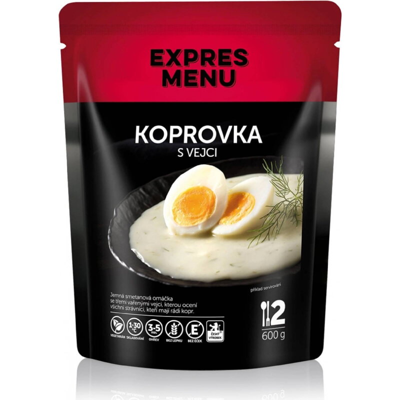 Expres menu Kôprovka s vajíčkami 2 porcie 600g