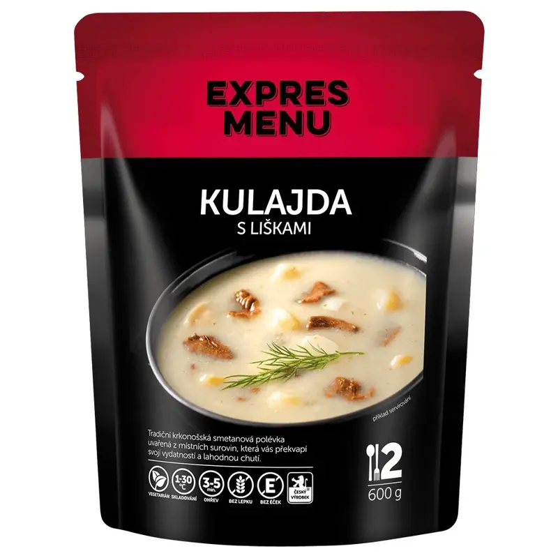 Expres menu Kulajda s kuriatkami 2 porcie 600g