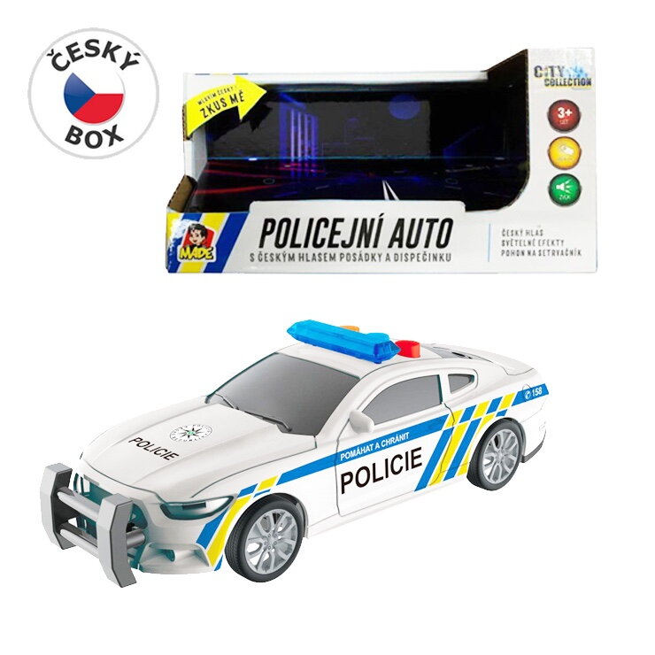 Policajné auto na zotrvačník Policajné auto na zotrvačník