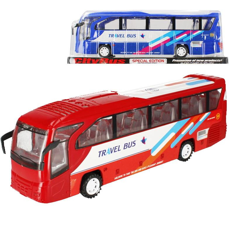 Autobus Pull&back so svetlom a zvukom