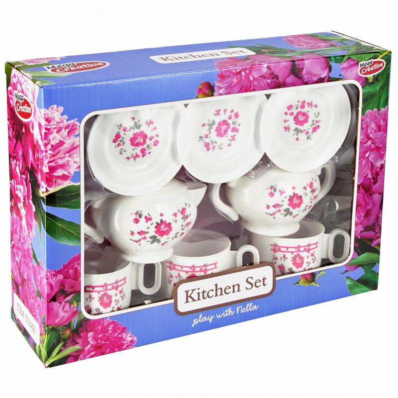 Kuchynský set s kvetinkami Kuchynský set s kvetinkami