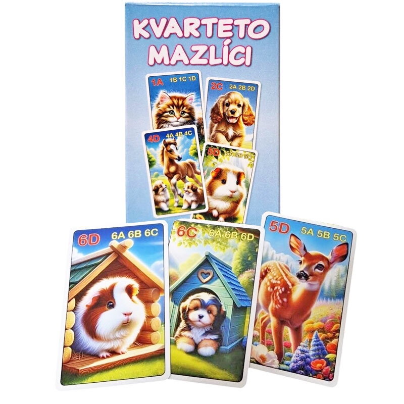 Hra Kvarteto Mazlíci 32 kariet