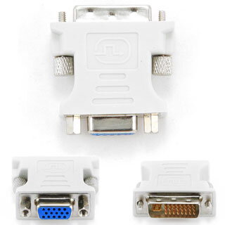 Redukcia z DVI-A 24pin samec na VGA 15pin HD samica