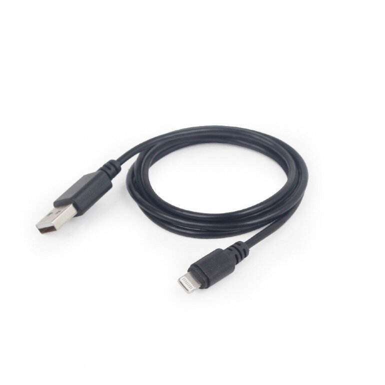 Kábel CABLEXPERT USB 2.0 Lightning (IP5 a vyššie) nabíjací a synchronizačný kábel, 2m, čierny Kábel CABLEXPERT USB 2.0 Lightning (IP5 a vyššie) nabíjací a synchronizačný kábel, 2m, čierny