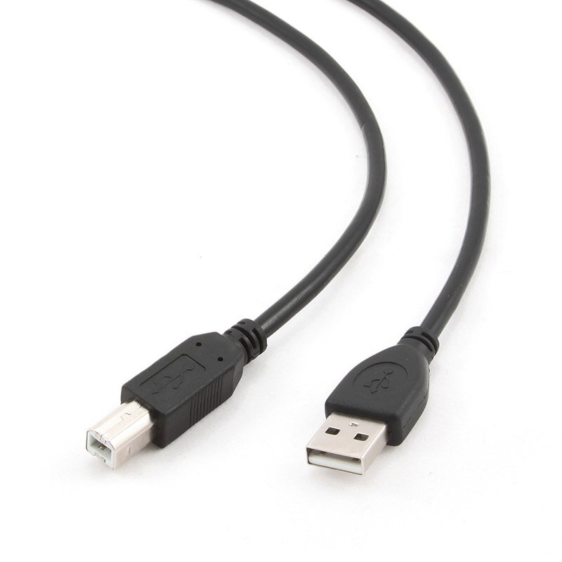 GEMBIRD Kábel USB 2.0 prepojovací A-B 1.8m čierny CCP-USB2-AMBM-6