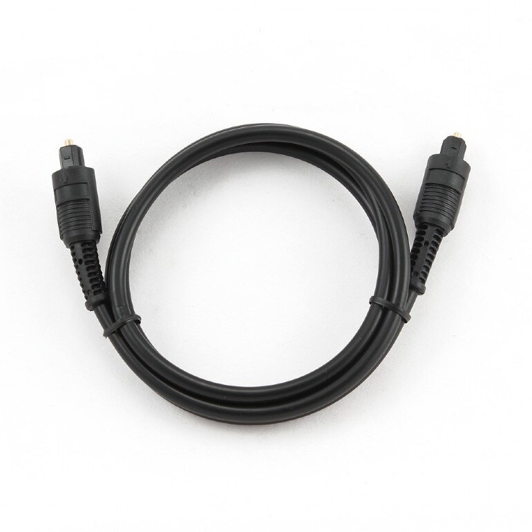TOSLINK Optický kábel 2m čierny CC-OPT-2M