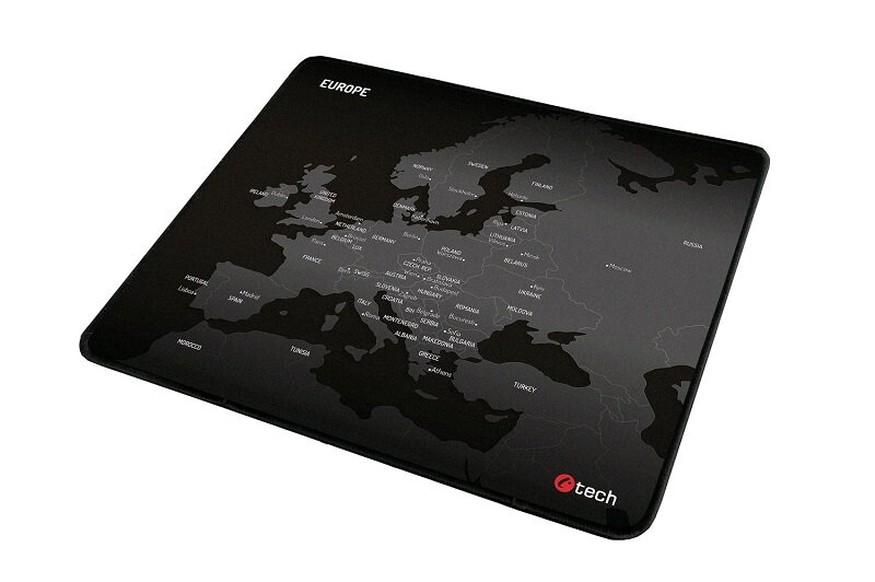 Podložka pod myš C-TECH MP-01E (Europe), 320x270x4mm, obšité okraje Podložka pod myš C-TECH MP-01E (Europe), 320x270x4mm, obšité okraje
