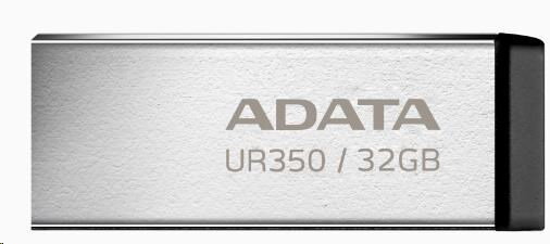 ADATA Flash Disk 32GB UR350, USB 3.2 Dash Drive, kov čierna ADATA Flash Disk 32GB UR350, USB 3.2 Dash Drive, kov čierna