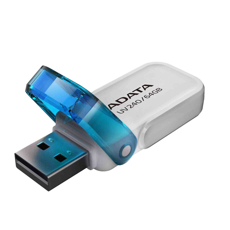 ADATA Flash Disk 64GB UV240, USB 2.0, biela ADATA Flash Disk 64GB UV240, USB 2.0, biela