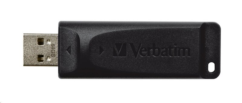 VERBATIM USB Flash Disk Store 'n' Go SLIDER 64GB - čierny