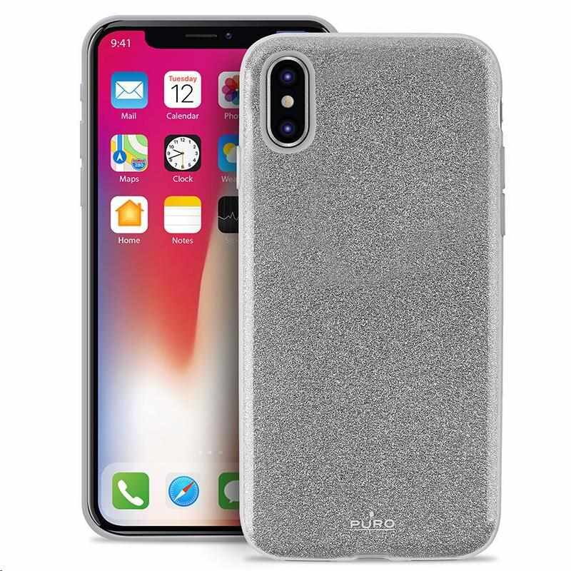 Puro zadný kryt "SHINE" pre iPhone X/XS 5.8" Silver Puro zadný kryt "SHINE" pre iPhone X/XS 5.8" Silver