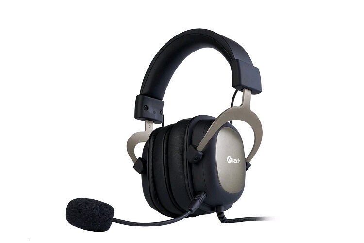 Herné slúchadlá C-TECH Archon (GHS-23), pre-gaming, durable series, PC / PS4 / XBOX ONE / ANDROID, čierno-grafitová Herné slúchadlá C-TECH Archon (GHS-23), pre-gaming, durable series, PC / PS4 / XBOX ONE / ANDROID, čierno-grafitová