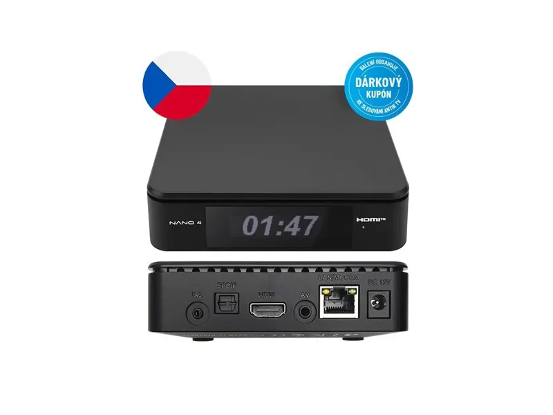 Antik Nano 4 pre Antik CZ + Antik TV 6 mesiacov ZADARMO Antik Nano 4 pre Antik CZ + Antik TV 6 mesiacov ZADARMO