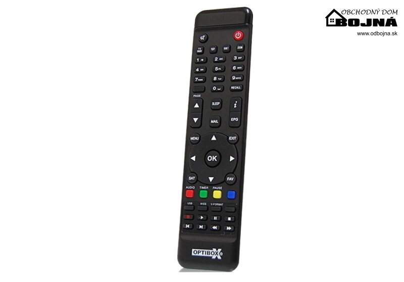Diaľkové ovládanie Optibox miniZebra SE a Multibox HD Diaľkové ovládanie Optibox miniZebra SE a Multibox HD