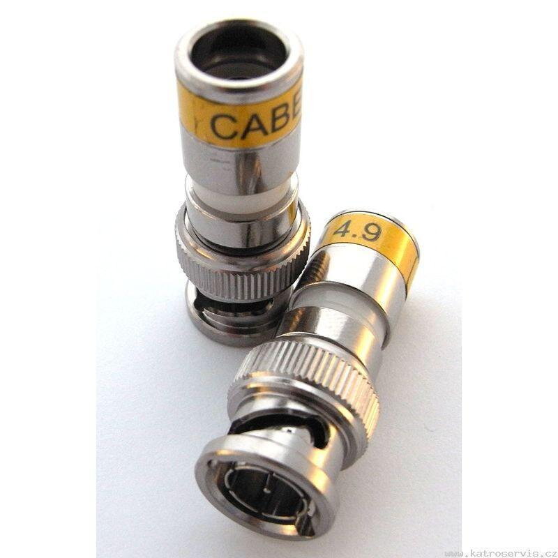 Profesionálny lisovací konektor BNCM-56-CX3 4,9 (6,5mm) Profesionálny lisovací konektor BNCM-56-CX3 4,9 (6,5mm)