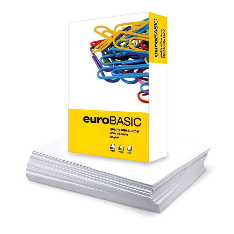 Kancelársky papier A4 Eurobasic Kancelársky papier A4 Eurobasic