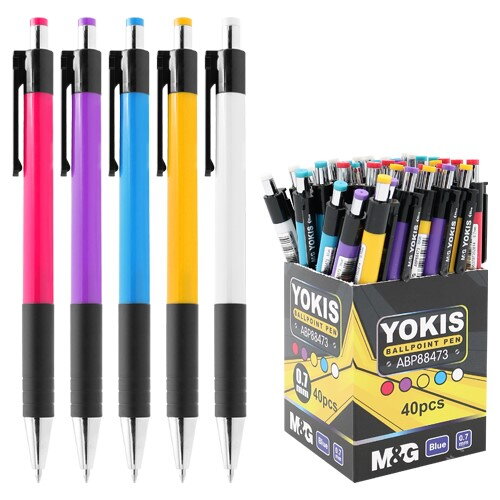 Pero guľôčkové M&G Yokis 0,7 mm - modré Pero guľôčkové M&G Yokis 0,7 mm - modré