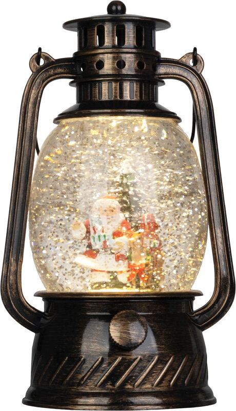 Lampáš MagicHome Vianoce, santa, plast, čierny, 1xLED teplá biela, 12x10x20.5 cm, 3xAA Lampáš MagicHome Vianoce, santa, plast, čierny, 1xLED teplá biela, 12x10x20.5 cm, 3xAA