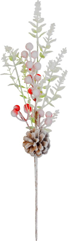 Vetvička MagicHome Vianoce, zasnežená, 46 cm Vetvička MagicHome Vianoce, zasnežená, 46 cm