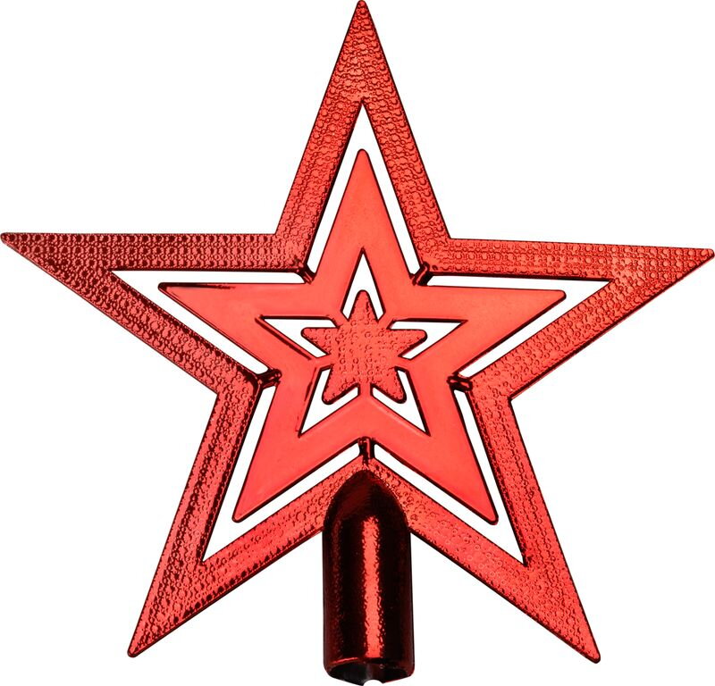 Ozdoba MagicHome Vianoce, 1 ks, 20 cm, hviezda, červená, na vianočný stromček Ozdoba MagicHome Vianoce, 1 ks, 20 cm, hviezda, červená, na vianočný stromček