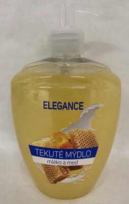 Elegance tekuté mydlo 500ml Mlieko a med