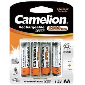 CAMELION Batérie nabíjateľné AA 4ks NI-MH2700mAh AA BOX 17027406