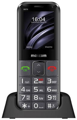 MAXCOM MM730, Telefón pre seniorov COMFORT, čierny