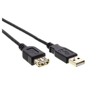 GEMBIRD Kábel USB 2.0 predlžovací A-A 4,5m premium quality s feritovým jadrom CCF-USB2-AMAF-15