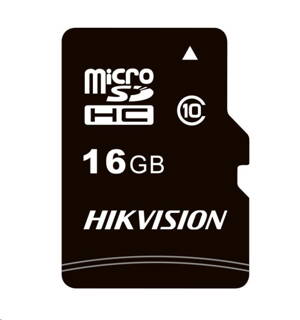 HIKVISION MicroSDHC karta 16GB C1 + adaptér