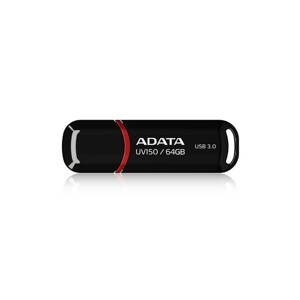 ADATA Flash Disk 64GB UV150, USB 3.1 Dash Drive, čierny