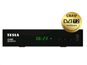 TESLA Vista T2, DVB-T2 prijímač, H.265