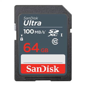 SanDisk Ultra SDXC 64GB 100 MB/s Class 10 UHS-I