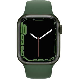 APPLE Watch Series 7 GPS 41mm, Green, Clover Sport Band