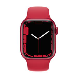 APPLE Watch Series 7 GPS 41mm, Red, (PRODUCT)RED Sport Band